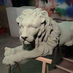 Sculpture lion sur mesure