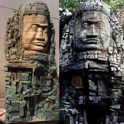 Temple Khmer maquette